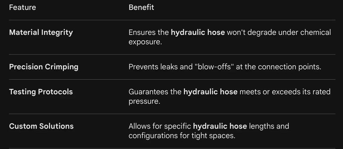 hydraulic hose manufacturer