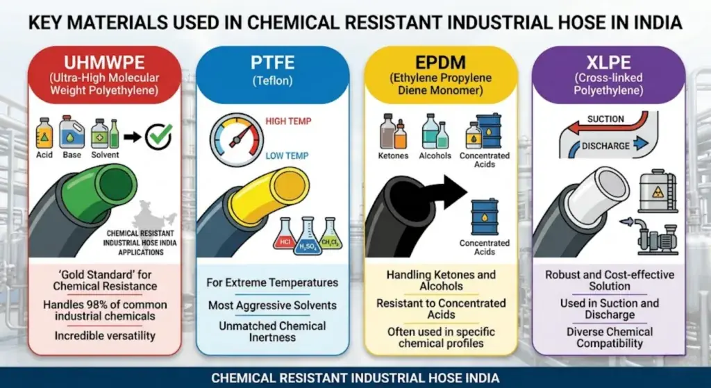 Chemical Resistant Industrial Hose India: The Ultimate Guide to Safe Fluid Transfer in 2026
