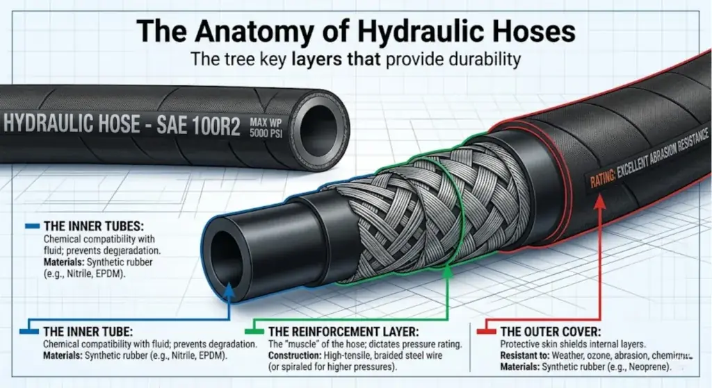 The Complete 2026 Guide to Hyd Hoses: Types, Selection, and Maintenance