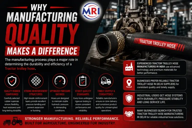 Why Tractor trolley hose Systems Need Durable Rubber Components