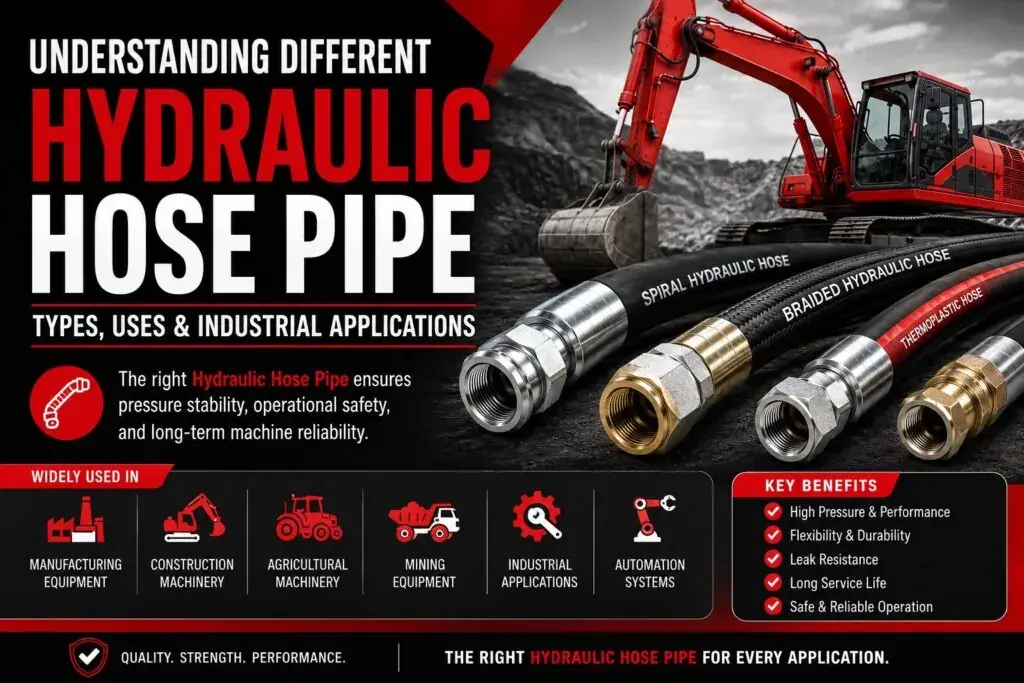Understanding Different Hydraulic Hose Pipe Types and Their Uses