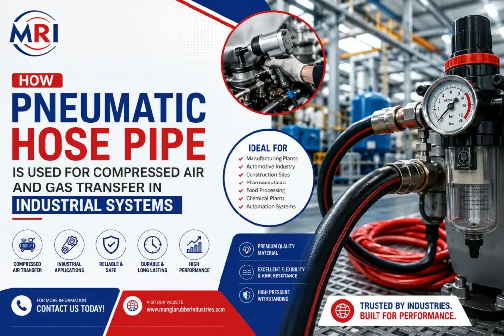 How Pneumatic Hose Pipe Is Used for Compressed Air and Gas Transfer in Industrial Systems