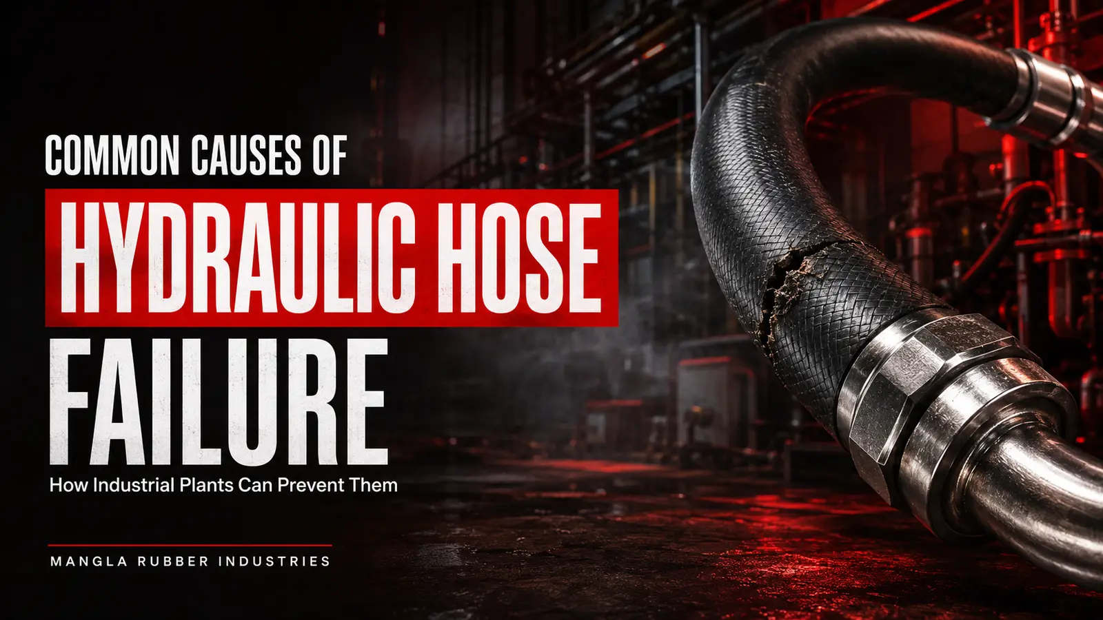 What Are the Common Causes of Hydraulic Hose Failure and How Can Industrial Plants Prevent Them?