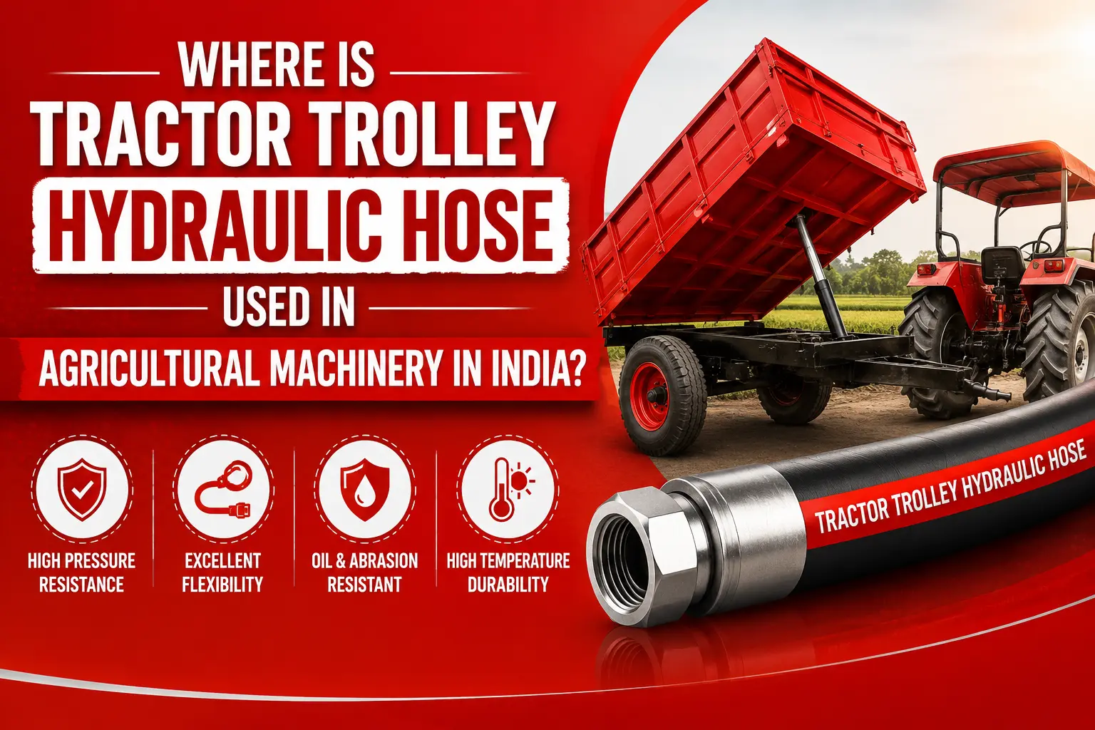 What Is the Service Life of a Tractor Trolley Hydraulic Hose and How to Extend It?