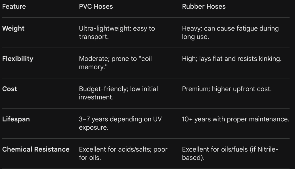 PVC hoses