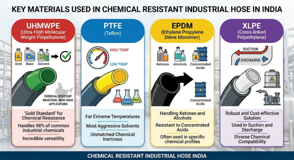 chemical resistant industrial hose India