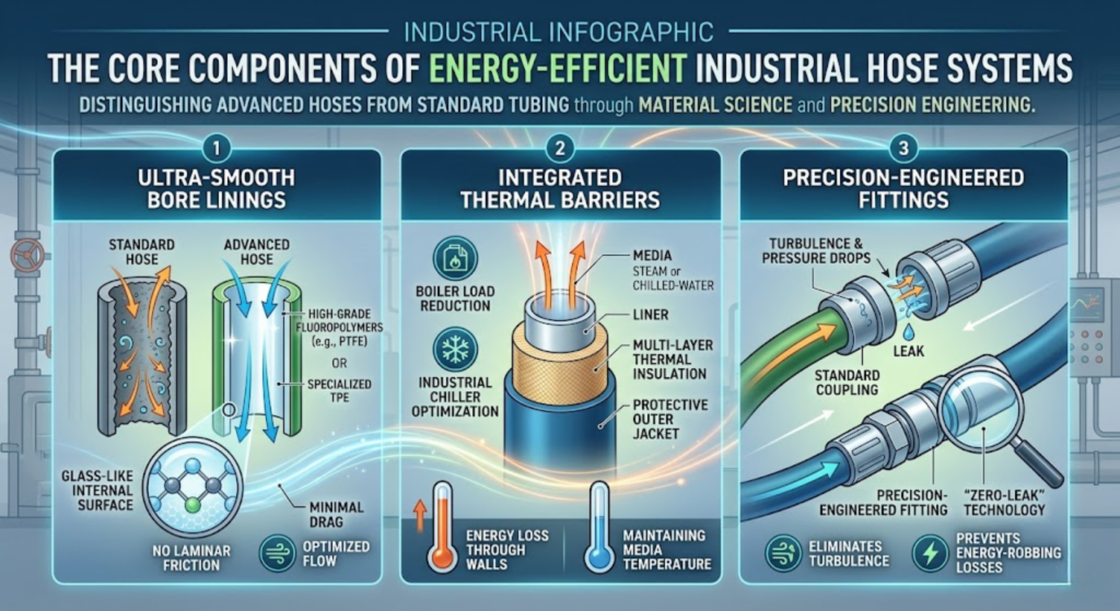 energy efficient industrial hose systems