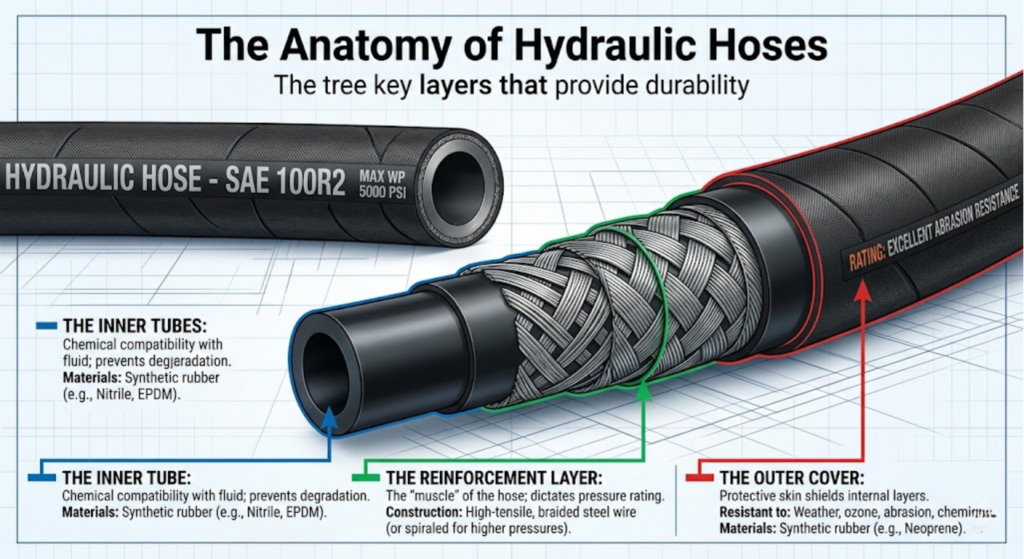 high pressure hydraulic hose