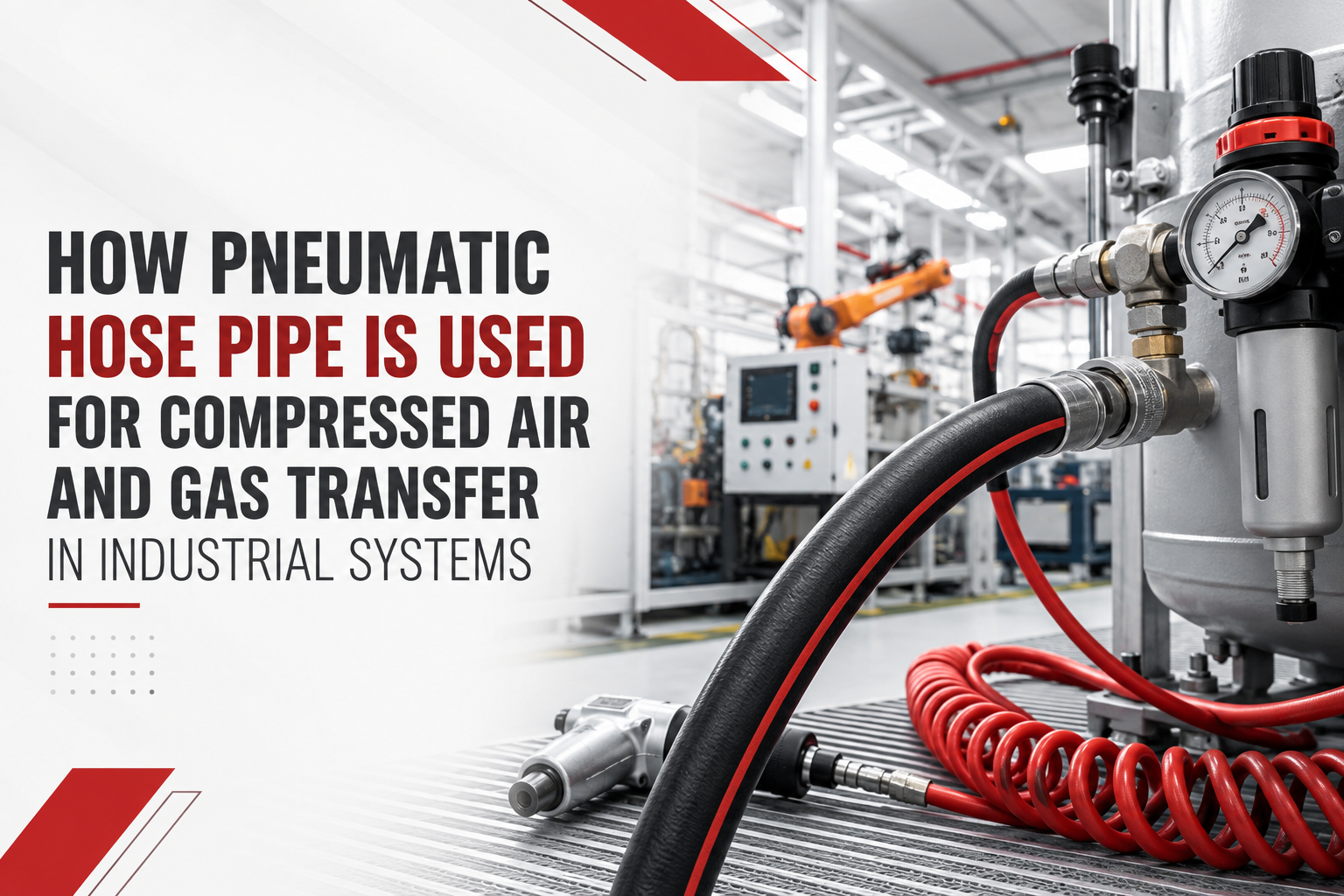 How Pneumatic Hose Pipe Is Used for Compressed Air and Gas Transfer in Industrial Systems