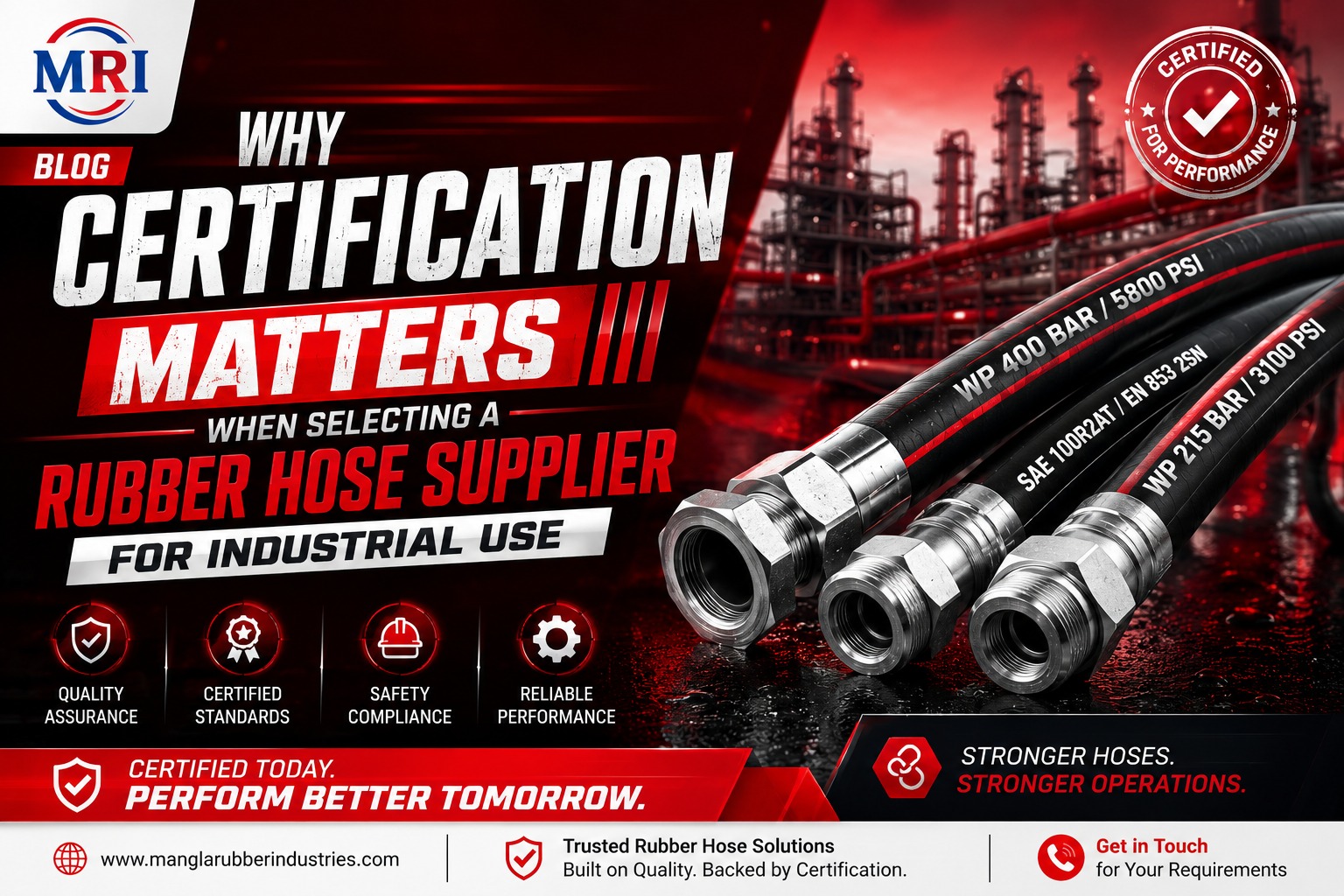 industrial rubber hose supplier