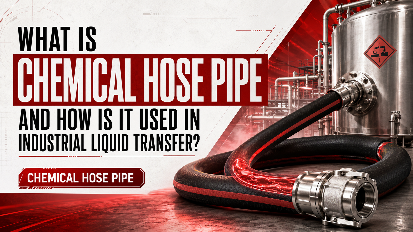 What Is Chemical Hose Pipe and How Is It Used in Industrial Liquid Transfer?