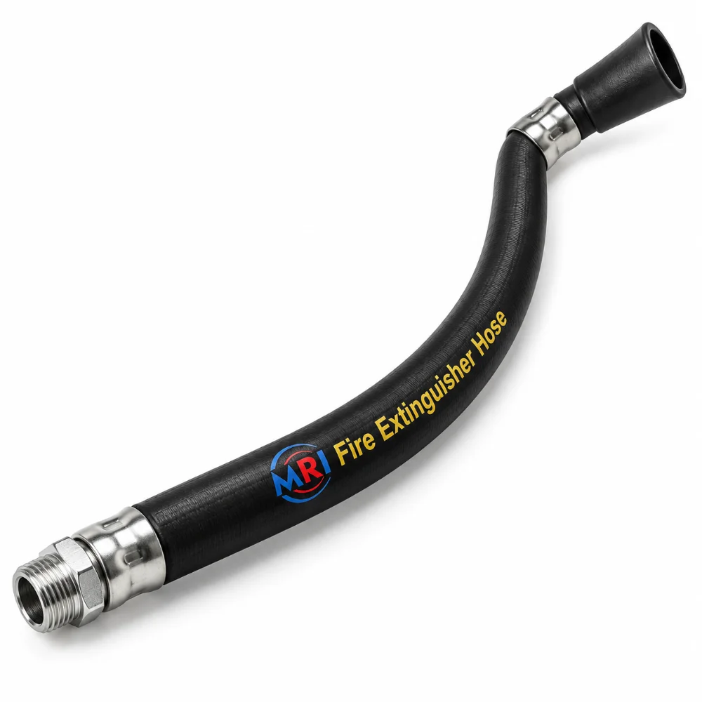 Fire extinguisher discharge hose by Mangla Rubber Industries
