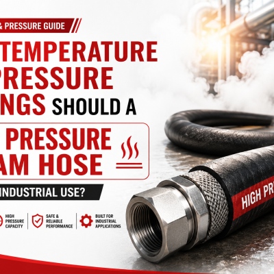 What Temperature and Pressure Ratings Should a High Pressure Steam Hose Have for Industrial Use?